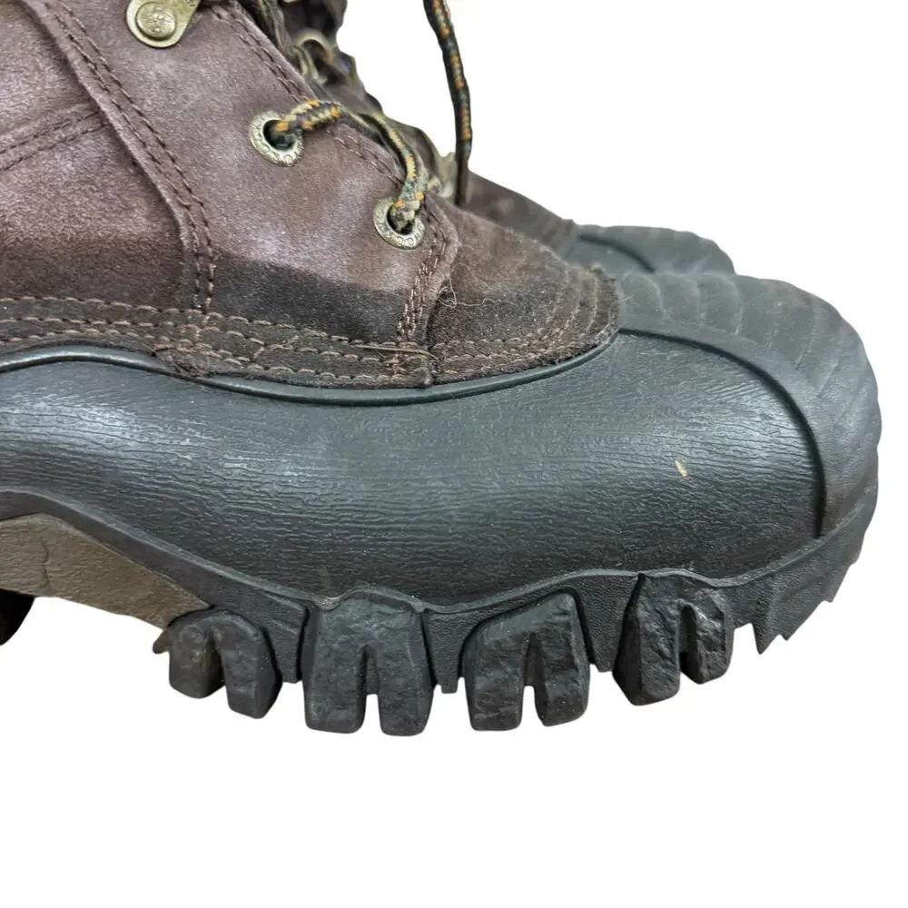 Rocky Jasper Trac Leather Brown Mens Lace Up Work Boots 200 Gr Thinsulate sz 8
